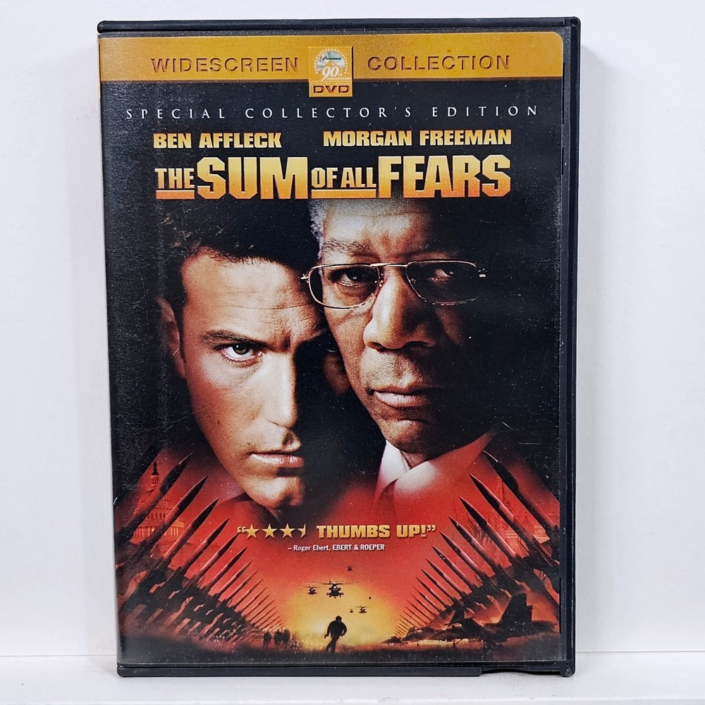 Paramount The‎ Sum of All Fears DVD Special Collector's Edition Widescreen